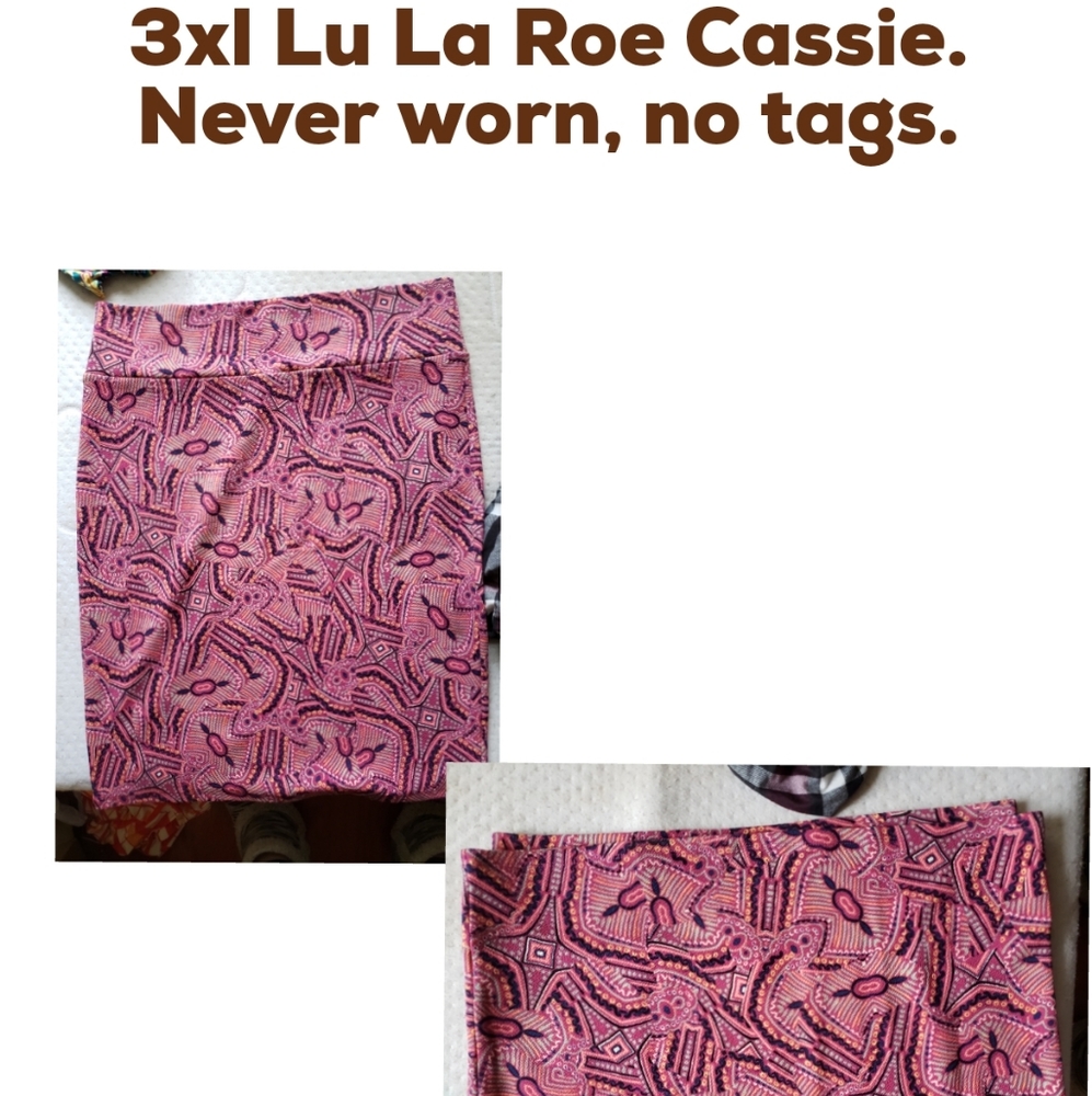 Plus size lularoe Cassie skirt